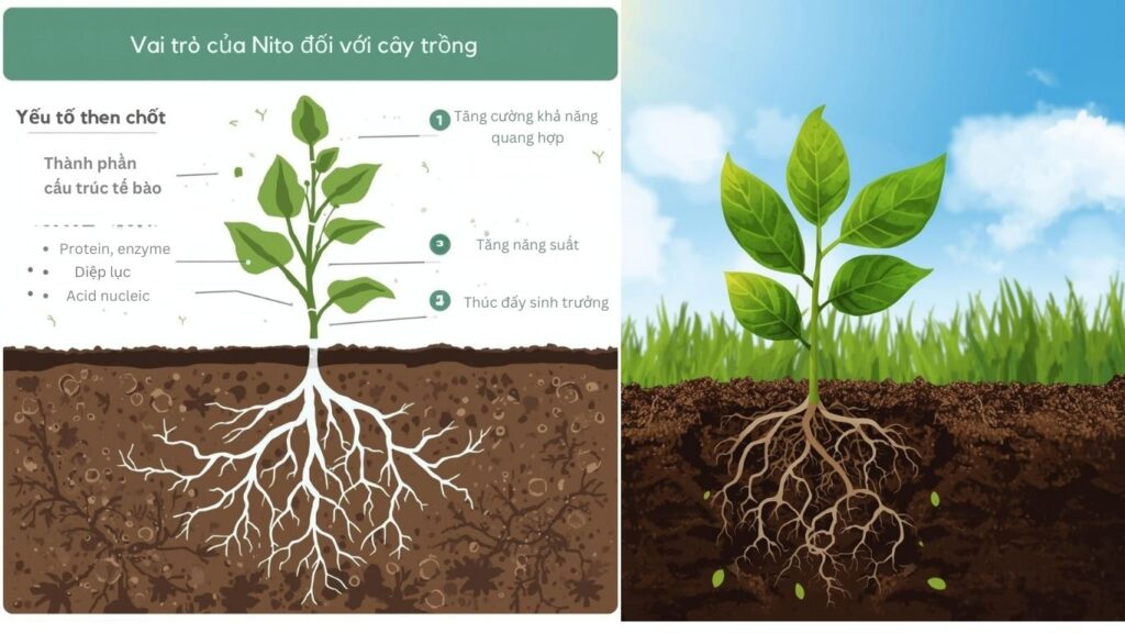 Vai trò của nito đối với cây trồng